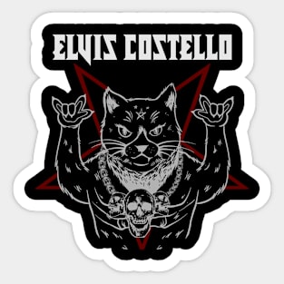 ELVIS COSTELLO MERCH VTG Sticker